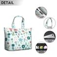 thumbnail image 4 of Spring Bloom Travel Bag Floral Print Weekender Duffel, Lightweight, , Adjustable Strap, Rustic Farmhouse Style, 4 of 5