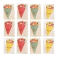 thumbnail image 1 of HOOWIFFY 15Pcs Mother's Day Greeting Cards Assorted Color Paper Cards with Flower Bouquet Design, 1 of 8