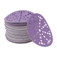 thumbnail image 1 of 70 Pcs Discos de Lija Redondos 400 Grano Hook and Loop Hojas de Lijado Universales para Reacondicionamiento Automotriz 150x150mm Abrasivo Cerámico Púrpura, 1 of 7