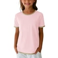 thumbnail image 5 of LIIPEE T Shirts For Boys Short Sleeve Crew Neck Fashion Color Block Ringer Tees Kids Casual Loose Cute Summer T Shirt,9-10 Years, 5 of 6