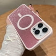 thumbnail image 2 of for iPhone 15 Case, Sparkly Glitter Bling Back, Magnetic Support for MagSafe Shockproof Case, Crystal and Clear High-Duty Protection for iPhone 15 Case -Sparkly Glitter, 2 of 8