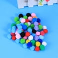 thumbnail image 6 of OHOIOLLA 60Pcs Pom Ball Fuzzy Pompoms Diy Accessory for Clothes Trousers Bags Mixed Colors, 6 of 8