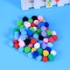 thumbnail image 4 of PTOOTP 60 pompones de peluche de 1,5 cm de colores para coser en ropa, pantalones y bolsos., 4 of 7