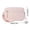 Pink, variant on Wristlet Wallet for Women, Quilted Nylon Card Holder with 3 Zipper Compartments, Lightweight Cash and Card Organizer for Travel and Daily Use