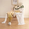 thumbnail image 4 of White Chiffon Table Runner Wedding Decoration Bridal Baby Shower Birthday Party Christmas Thanksgiving Halloween Events Supplies, 4 of 7