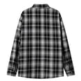 thumbnail image 5 of Ceisia Men's Oversize Plaid Polyester-Cotton Long-Sleeve Button-Down Shirt for Spring/Summer Casual Gift, 5 of 5