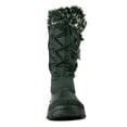thumbnail image 3 of ownshoe women's lace up fur rubber duck snow boots, black 7.5 d(m) us, 3 of 4