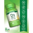 thumbnail image 3 of Vitamin D3 400 iu (10 mcg) | 100 Tablets | For Men and Women | by Nature's Truth, 3 of 7