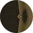 thumbnail image 1 of Ahgly Company Indoor Round Patterned Red Dirt Brown Area Rugs, 7' Round, 1 of 6