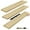 Maple, variant on Sorbus Extra Long Floating Shelves – Set of 3 Wall-Mounted Shelves (48"x9") for Bedroom, Kitchen, Living Room, Bathroom – Black Farmhouse Décor