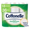 Cottonelle Ultra GentleCare Toilet Paper, 18 Double Rolls