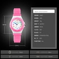 thumbnail image 5 of SKMEI Wom Watch, Waterproof Sport Watch , Birthday Gifts for 7-10-12-Year-Old, Pink, 5 of 7
