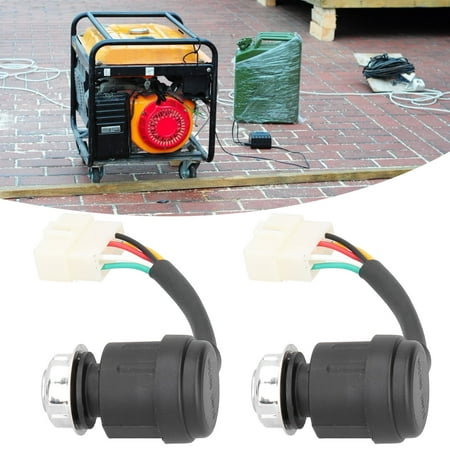 Spptty Ignition Switch for 186F/186FA,2Set Electric Door Lock 5‑Pin ...