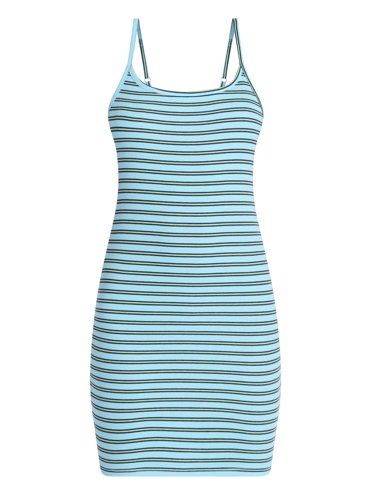 No Boundaries Ribbed Cami Mini Dress, Women's XXS-XXL