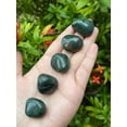 thumbnail image 2 of Bloodstone Tumbled Stones, 0.75-1 Inch Tumbled Bloodstone Stone, 2 of 9