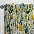 thumbnail image 4 of Designart "Ferns In Lush Green And Yellow" Fern Traditional Curtain, Floral Single Panel, 4 of 6