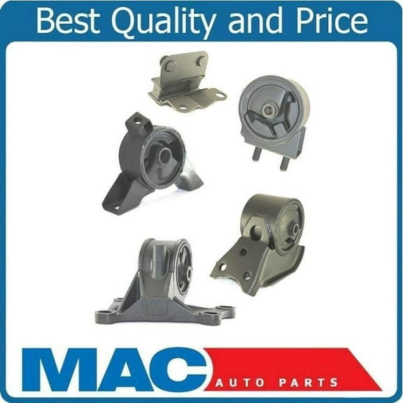 Fits 01-02 Mazda 626 2.0L W/ Automatic Transmission & Engine Mounts 5pc Kit