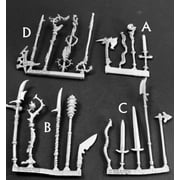 Angle View: Fantasy Weapons Pack Miniature 25mm Heroic Scale Dark Heaven Legends Reaper Miniatures