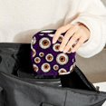 thumbnail image 6 of 1Pc Cute Period Bag Menstrual Cup Pouch, Large Storage Bag Sanitary Purse for Sanitary Napkin Pads, Halloween Eyeballs Pattern Pads Organizer for Girls Women, 6 of 6