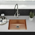 thumbnail image 6 of Rivage 23 x 18 Stainless Steel, Single Basin, Undermount Kitchen Sink, Rose Gold, 6 of 10