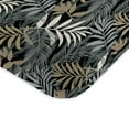 thumbnail image 3 of Jordan Manufacturing 45" x 22" Maryland Driftwood Black Leaves Rectangular Outdoor Chair Cushion with Ties and Hanger Loop (2 Pack), 3 of 11