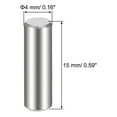 thumbnail image 3 of Uxcell Steel Pins 304 Stainless Steel Dowel Pin Cylindrical Shelf Support Pin Silver 4 x 15mm 25pcs, 3 of 5