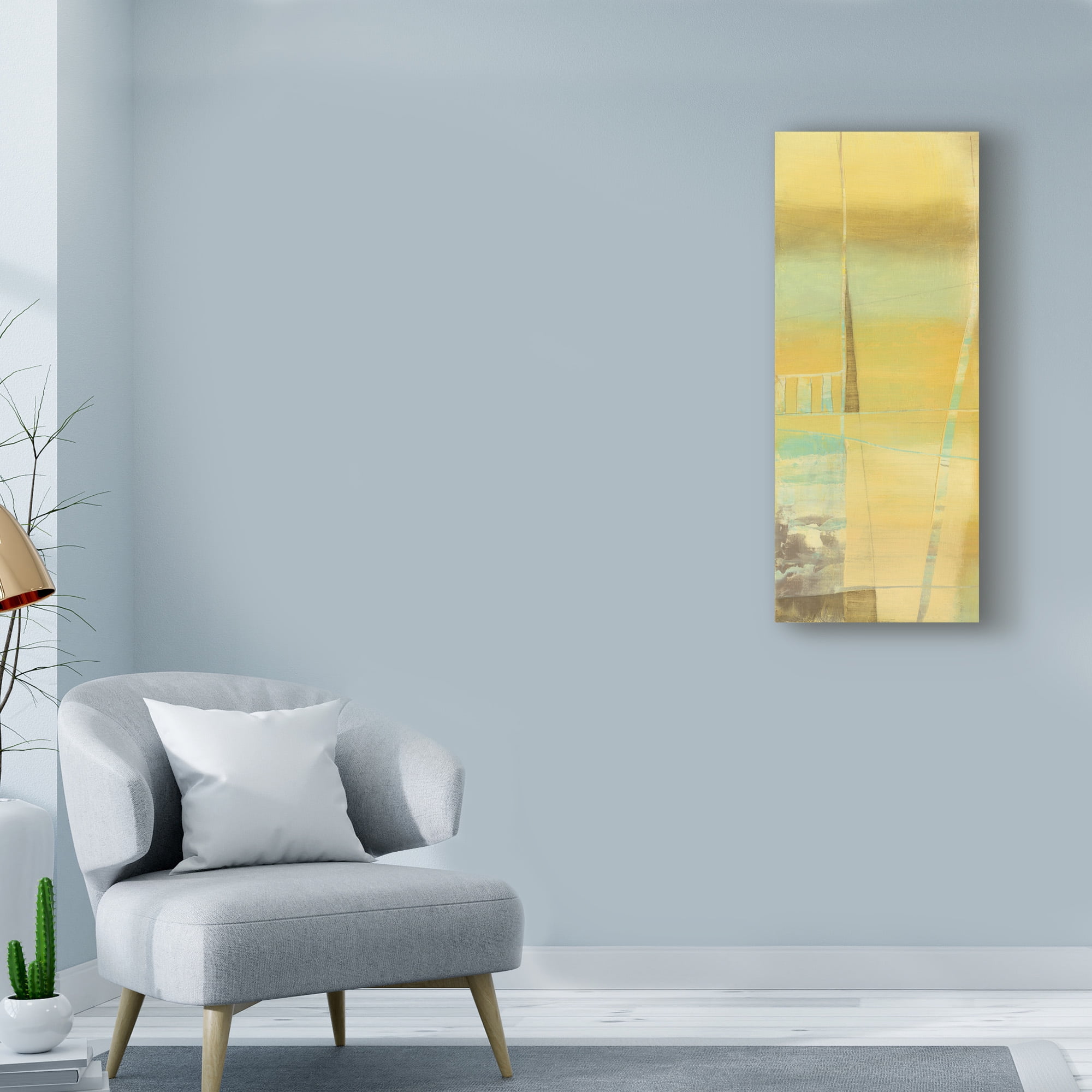 Trademark Fine Art 'Interconnected I' Canvas Art by Jennifer Goldberger