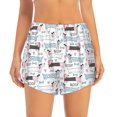 thumbnail image 4 of Lsque Dachshund Dog Puppy Printed Women's Running Shorts with Liner Pockets,Elastic Quick Dry Workout Athletic Gym Yoga Shorts,Womens High Waist Shorts-Small, 4 of 9