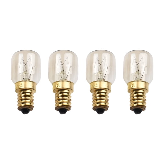 HIBIBUD 4Pcs E14 Salt Lamp Globe Bulb 25W Light Bulbs 240V Refrigerator Oven Replacement