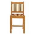 thumbnail image 5 of Teak Wood Elzas Outdoor Patio Counter Stool without Arms, 5 of 5