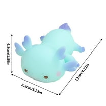 Squishy Axolotl Sugar Stress Balls Squeeze Fidget Toys,Cute Anxiety Relief Salamander Toys Squishy Stress Ball,Squeeze Axolotl Fidget Stress Relief, Christmas Gifts Toys,Salamander Stress Reliever