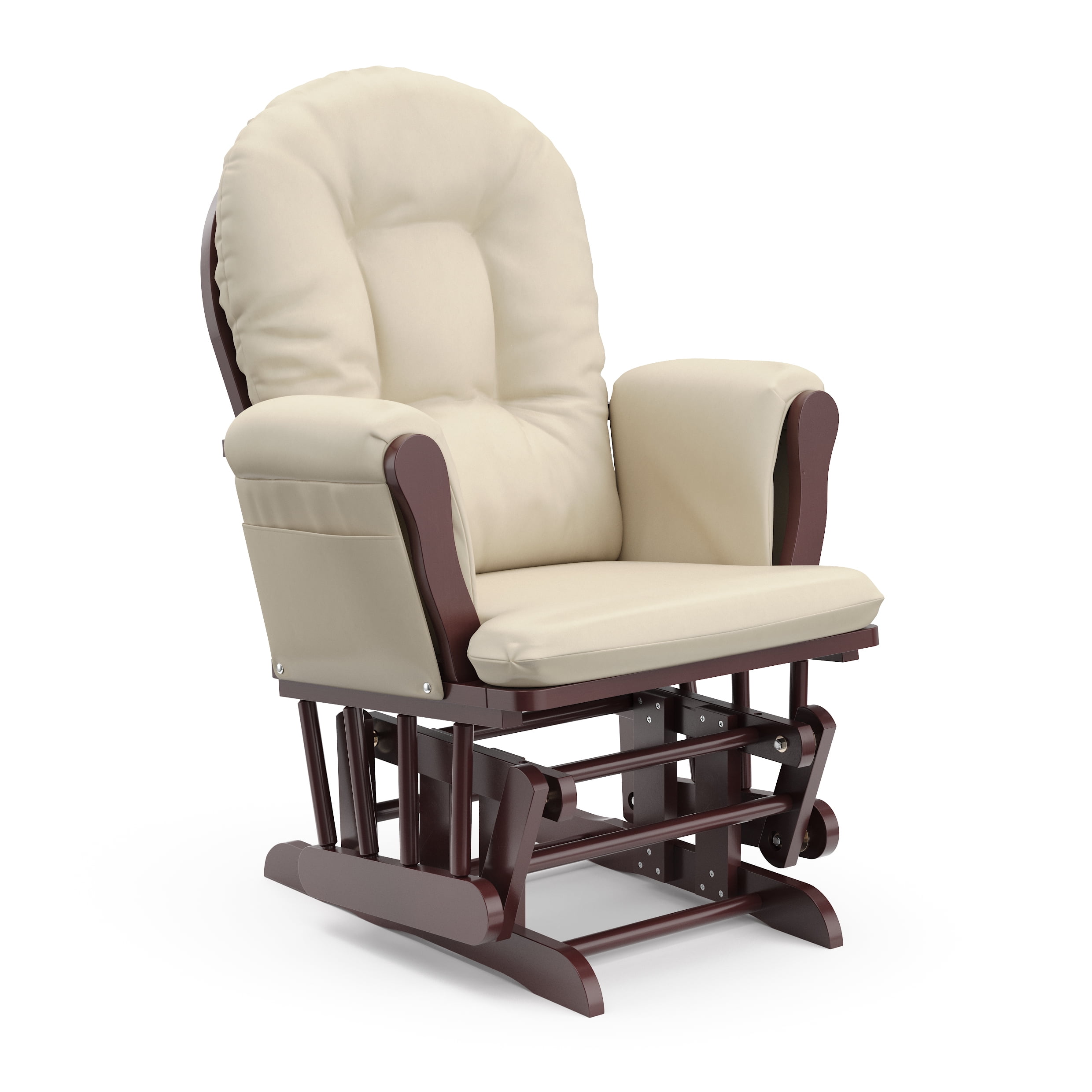 storkcraft bowback glider and ottoman set