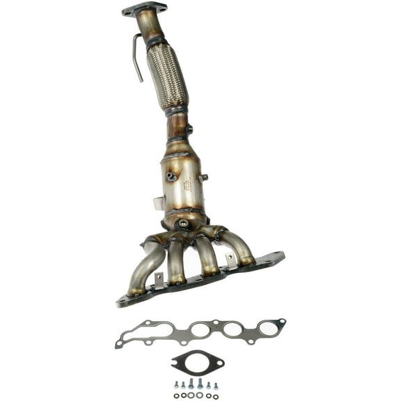 Dorman 674-136 Catalytic Converter with Integrated Exhaust Manifold for Specific Ford Models, Natural