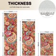 thumbnail image 4 of Red Pioneer Flower and Paisley Pattern Kitchen Rugs Sets Of 3,Kitchen Runner Rugs Non Skid Washable,Decorative Kitchen Floor Mats for Kitchen,Sink,Laundry,17"x30"+ 17"x47" + 17"x59", 4 of 6