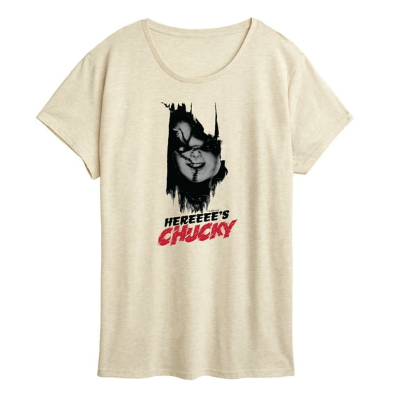Chucky - Heres Chucky - Womens Short Sleeve Graphic T-Shirt