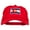 Red, variant on Colorado State Flag Map Embroidered Unstructured Washed Cap - Royal OSFM