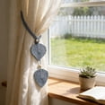 thumbnail image 4 of Leaf Shape Curtain Tieback Strap With Buckle 32 cm x 16 cm Fabric Rope For Living Room Windows, 4 of 6