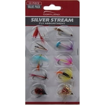 Cortland Silver Stream Fly Assortment Value Pack, 10 Piece, 663787