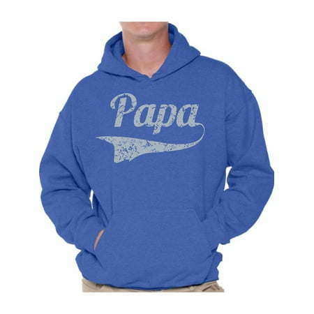Awkward Styles Men's Papa Graphic Hoodie Tops Vintage Father`s Day Gift Best Dad Ever Papa (Best Hoodie Ever Made)