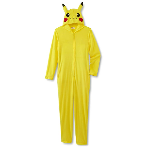 Pokemon Pikachu Junior Girls Union Suit Pajamas One Piece Costume (X-Large)
