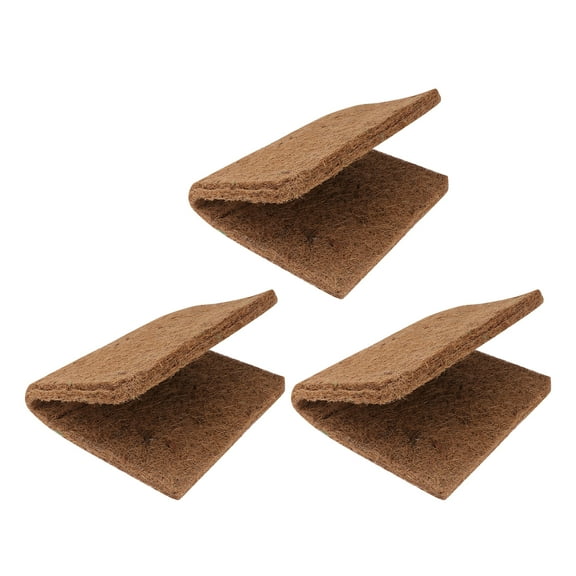 HOOWIFFY Reptile Bedding Mat Light Brown Bamboo Strong Filter Easy Clean
