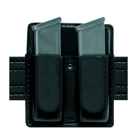 Safariland Double Mag Pouch SAFARILAND 75-Double Mag Pouch Without Flaps Gun Fit: Beretta Cougar 8045F Finish: Plain ()
