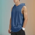 thumbnail image 2 of JTieacloth Mens Large Long Sleeve Shirts Men's Tank Tops For Casual Sports Gym Summer Comfortable Sleeveless Hooded Tops For Everyday Wear With Versatile Style, 2 of 6