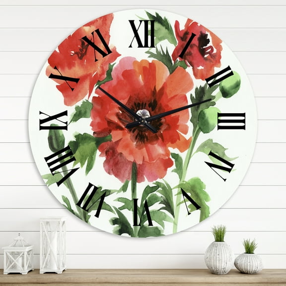 Designart 1 in Traditional Wall Clock