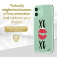 thumbnail image 2 of Case Yard iPhone-11 Case Clear Soft & Flexible TPU Ultra Low Profile Slim Fit Thin Shockproof Transparent Bumper Protective Cover Drop Protective Cell Phone Cases (XOXO Kiss), 2 of 8