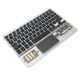 thumbnail image 5 of Teclado para computadora portátil, teclado inalámbrico Bluetooth, teclado multifuncional para tableta, teclado portátil, rendimiento probado, 5 of 8