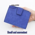 thumbnail image 4 of Laklulu Cartera pequeña de cuero con bolsillo con cremallera y bloqueo para mujer, monedero con ranuras para tarjetas de crédito, 4 of 5