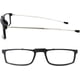 thumbnail image 2 of Gafas de Lectura Plegables - Lectores Portátiles Plegables Para Hombres Mujeres Con Estuche 2 Pares 2.50, 2 of 5