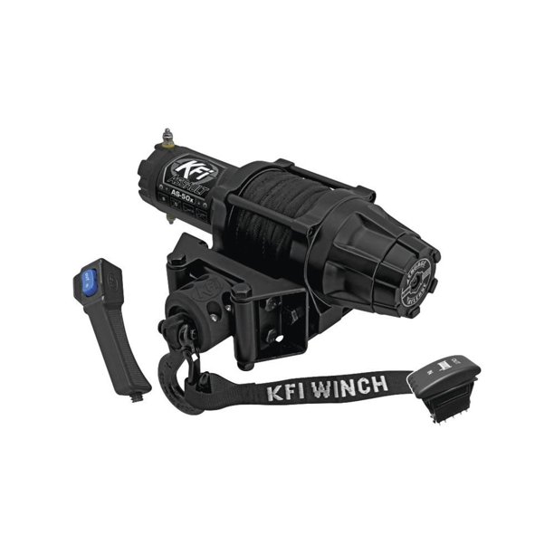 Kfi Products 5000Lb Assault Series Winch Wide Spool 573462