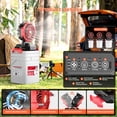thumbnail image 2 of Portable Outdoor Misting Fan, Bucket Top Portable Fan, Battery Powered with 4 Fan Speeds & 4 Mist Settings for Camping, Tailgating, and Beach, 2 of 6